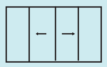 Non-Standard Sliding Door :: 4 Pane